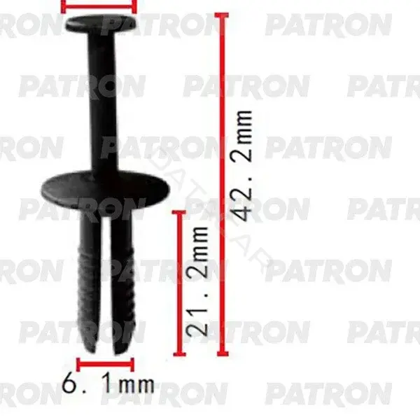 Клипсы, фиксаторы, зажимы PATRON P37-2026