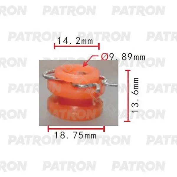 Клипсы, фиксаторы, зажимы PATRON P37-2032