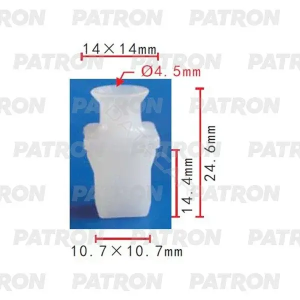 Клипсы, фиксаторы, зажимы PATRON P37-2036