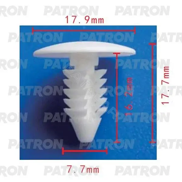 Клипсы, фиксаторы, зажимы PATRON P37-2041