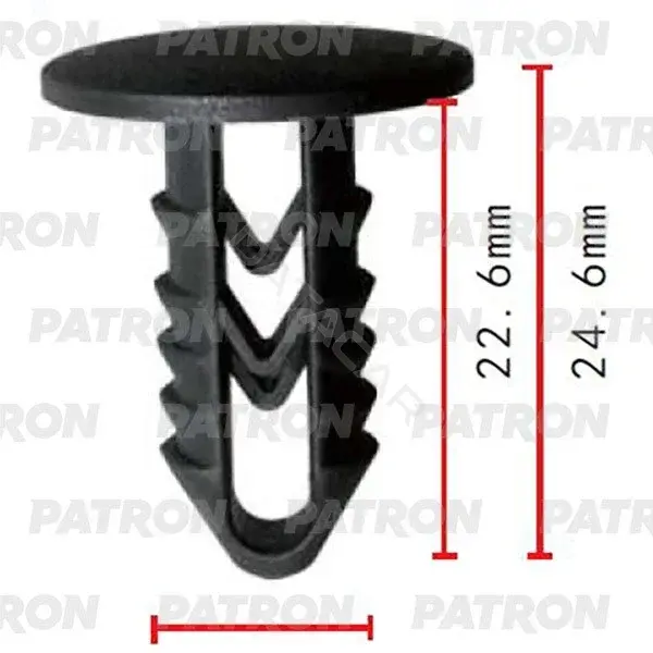 Клипсы, фиксаторы, зажимы PATRON P37-2050