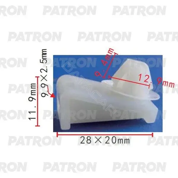 Клипсы, фиксаторы, зажимы PATRON P37-2068