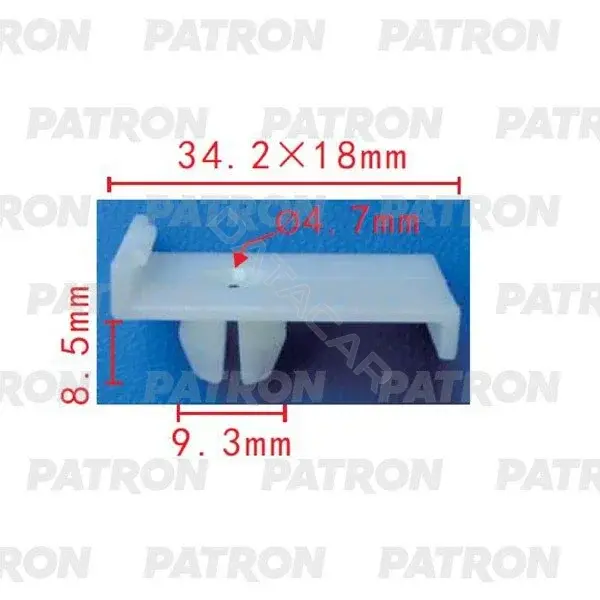 Клипсы, фиксаторы, зажимы PATRON P37-2082