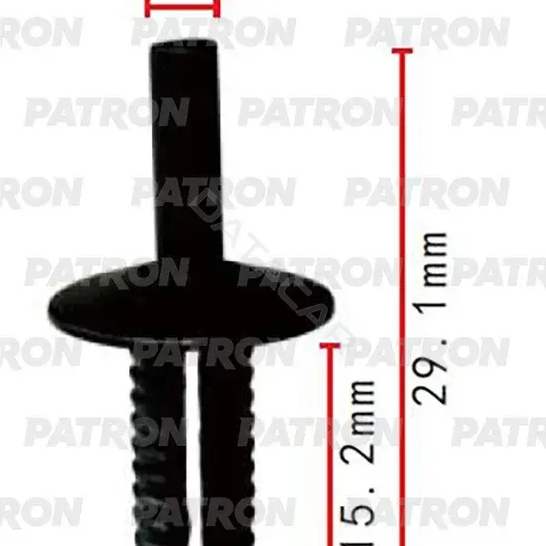 Клипсы, фиксаторы, зажимы PATRON P37-2102