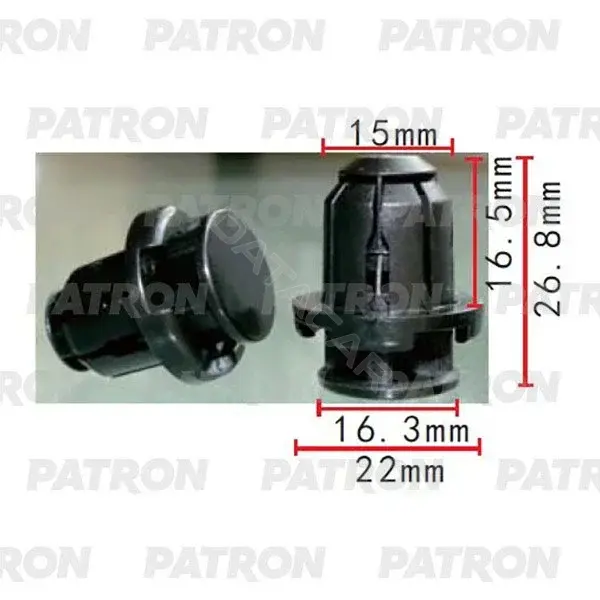 Клипсы, фиксаторы, зажимы PATRON P37-2107