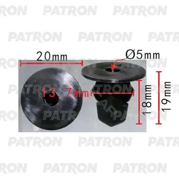 Клипсы, фиксаторы, зажимы PATRON P37-2109
