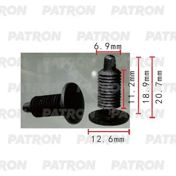Клипсы, фиксаторы, зажимы PATRON P37-2112