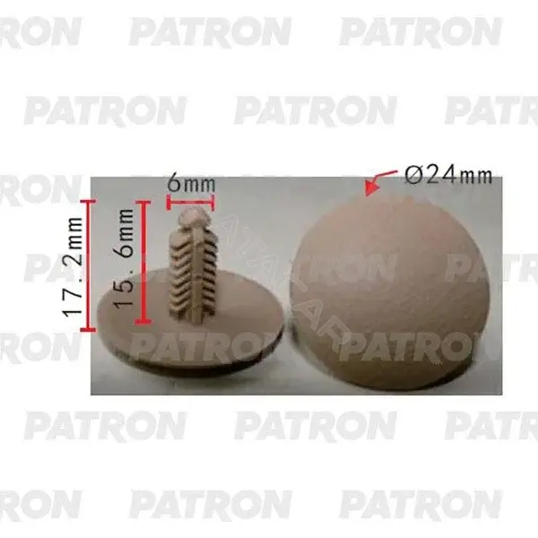 Клипсы, фиксаторы, зажимы PATRON P37-2113