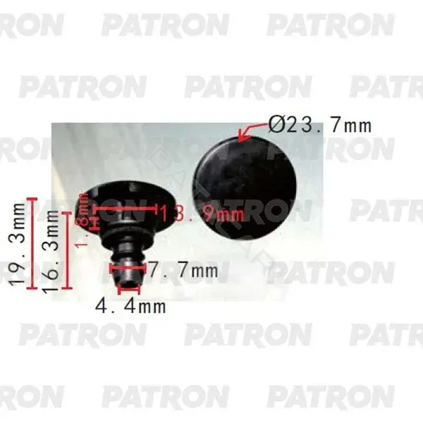 Клипсы, фиксаторы, зажимы PATRON P37-2120