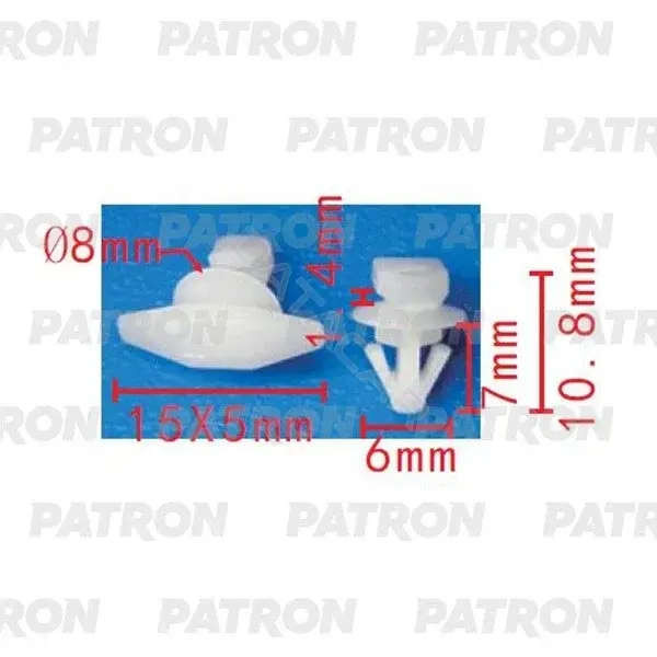 Клипсы, фиксаторы, зажимы PATRON P37-2139