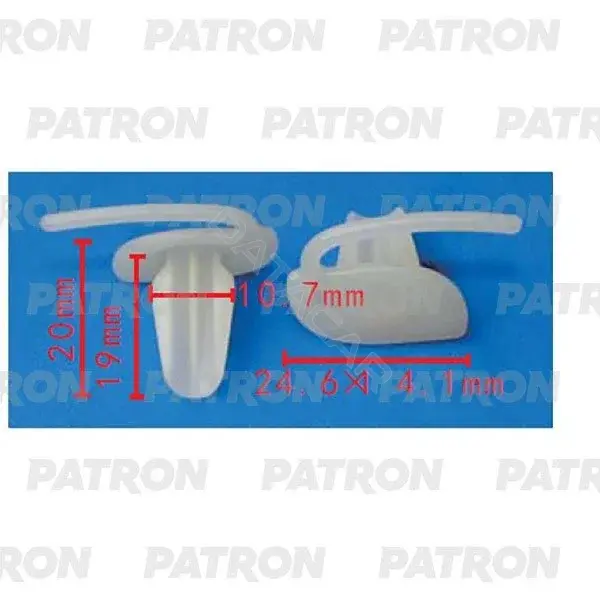 Клипсы, фиксаторы, зажимы PATRON P37-2278