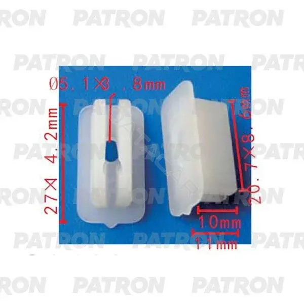 Клипсы, фиксаторы, зажимы PATRON P37-2284