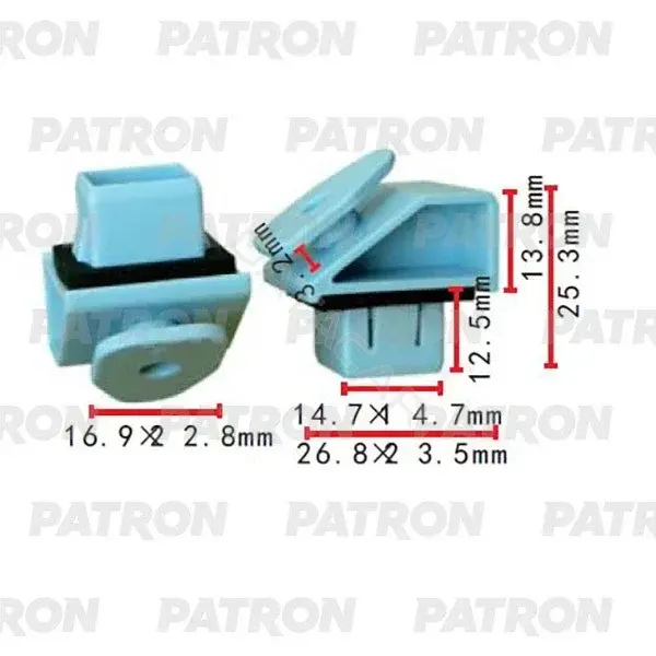 Клипсы, фиксаторы, зажимы PATRON P37-2286