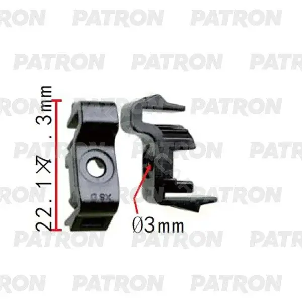 Клипсы, фиксаторы, зажимы PATRON P37-2287