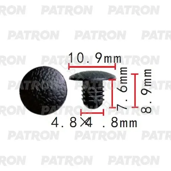Клипсы, фиксаторы, зажимы PATRON P37-2296