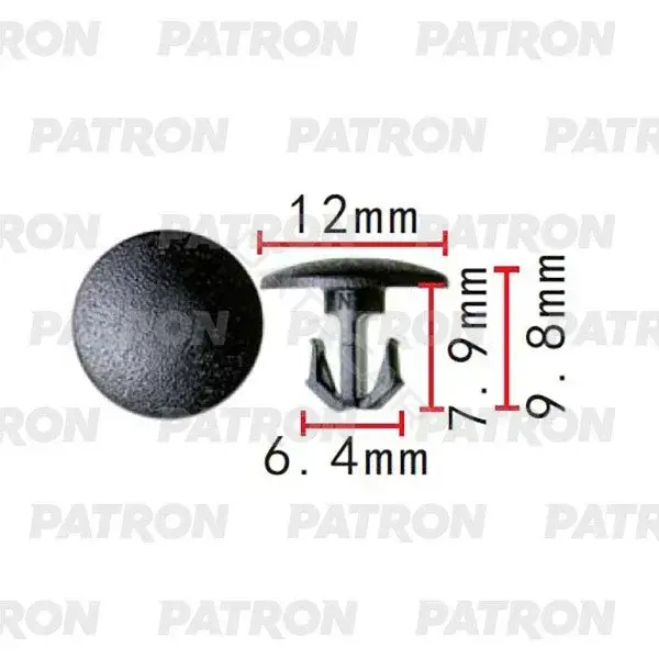 Клипсы, фиксаторы, зажимы PATRON P37-2297