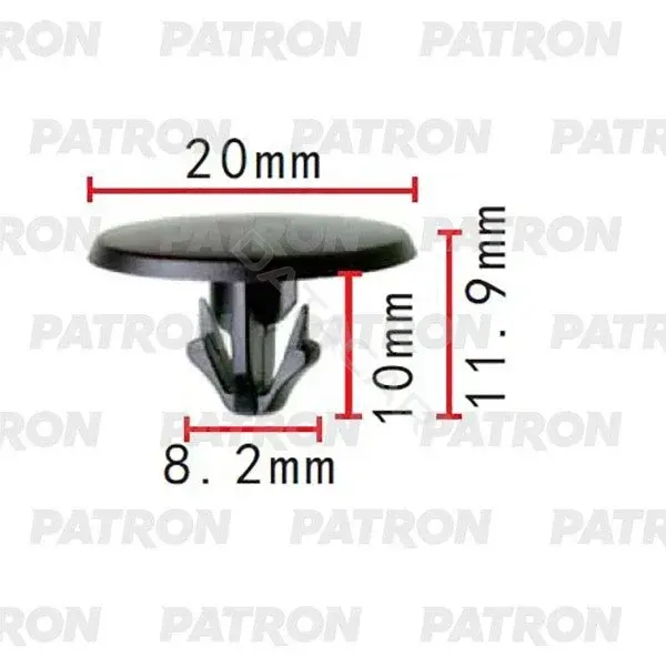 Клипсы, фиксаторы, зажимы PATRON P37-2306