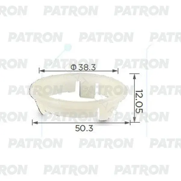 Клипсы, фиксаторы, зажимы PATRON P37-2327