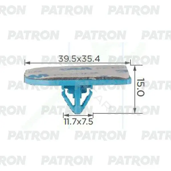 Клипсы, фиксаторы, зажимы PATRON P37-2330