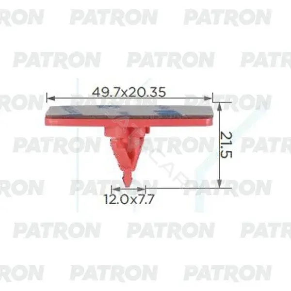 Клипсы, фиксаторы, зажимы PATRON P37-2331
