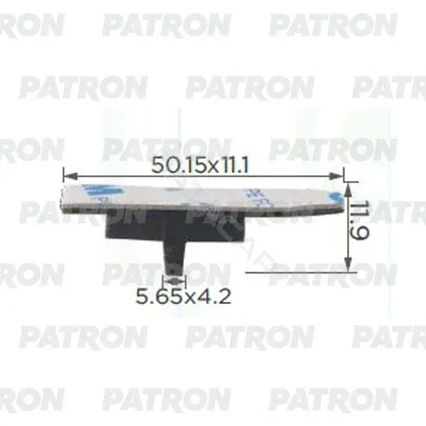 Клипсы, фиксаторы, зажимы PATRON P37-2332