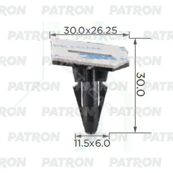 Клипсы, фиксаторы, зажимы PATRON P37-2336