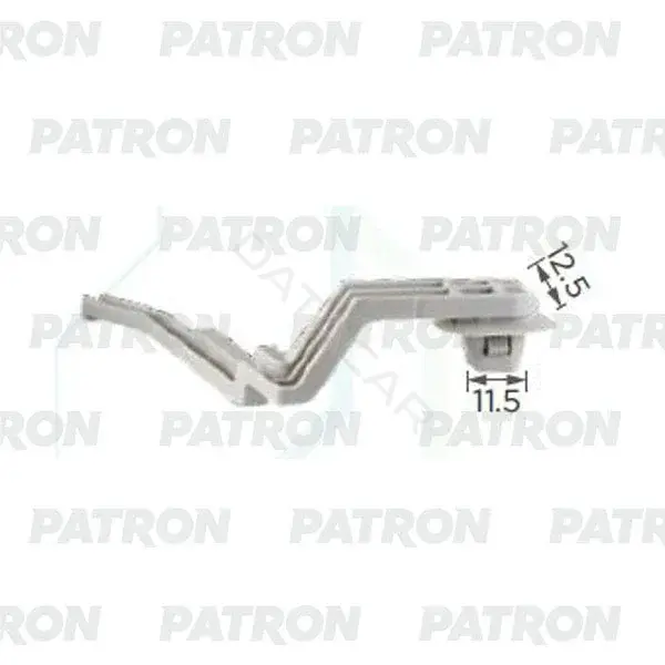 Клипсы, фиксаторы, зажимы PATRON P37-2337