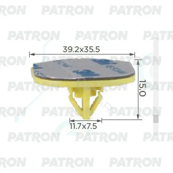 Клипсы, фиксаторы, зажимы PATRON P37-2338