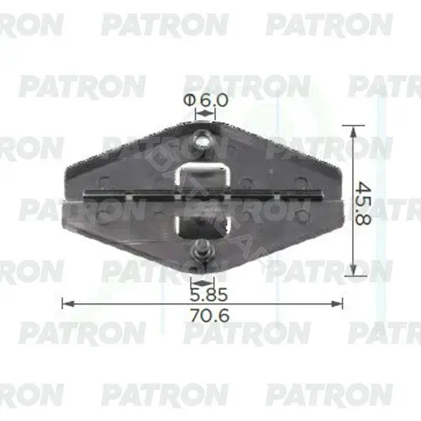 Клипсы, фиксаторы, зажимы PATRON P37-2351