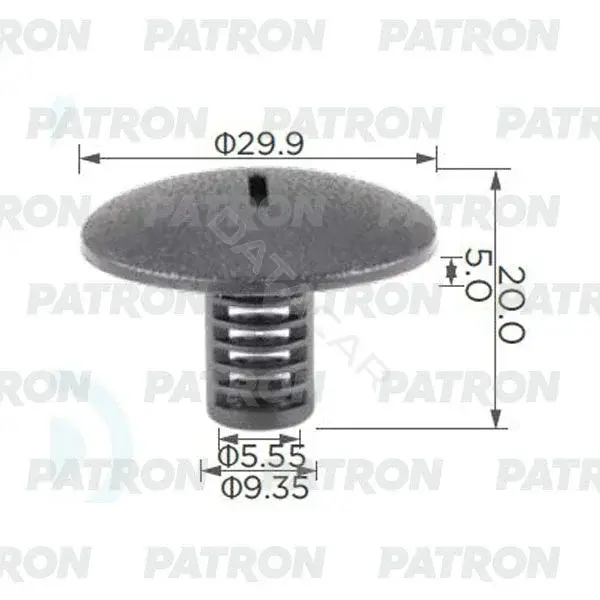 Клипсы, фиксаторы, зажимы PATRON P37-2359