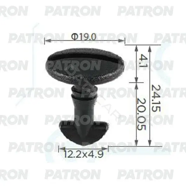 Клипсы, фиксаторы, зажимы PATRON P37-2376