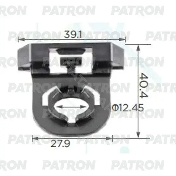 Клипсы, фиксаторы, зажимы PATRON P37-2379