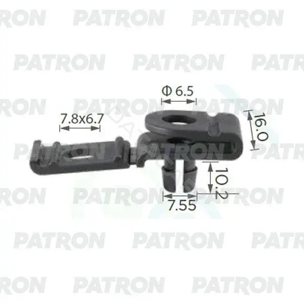 Клипсы, фиксаторы, зажимы PATRON P37-2382