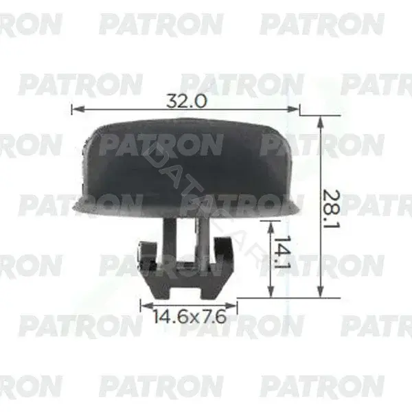 Клипсы, фиксаторы, зажимы PATRON P37-2384