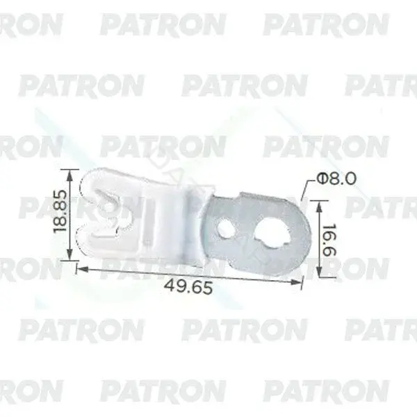 Клипсы, фиксаторы, зажимы PATRON P37-2386