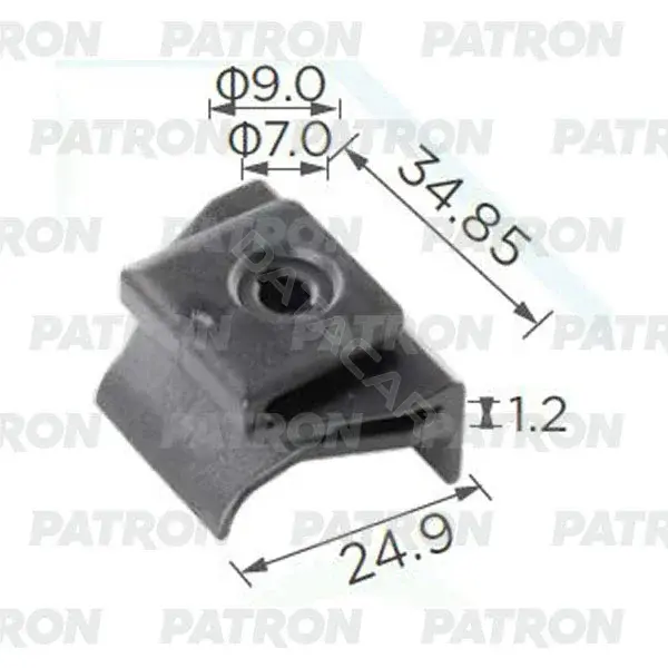 Клипсы, фиксаторы, зажимы PATRON P37-2387