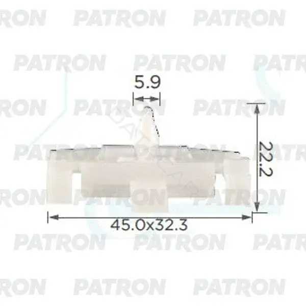 Клипсы, фиксаторы, зажимы PATRON P37-2408