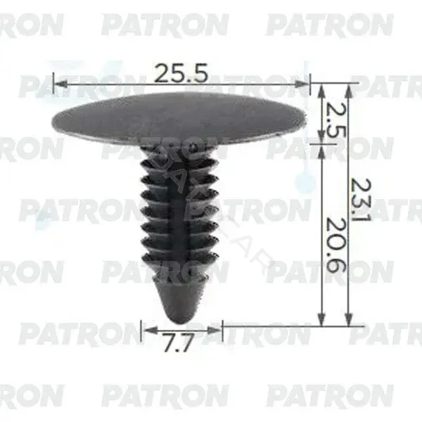 Клипсы, фиксаторы, зажимы PATRON P37-2417