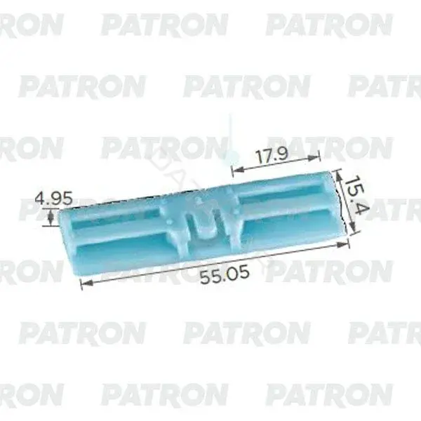 Клипсы, фиксаторы, зажимы PATRON P37-2422