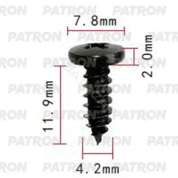 Клипсы, фиксаторы, зажимы PATRON P37-2146