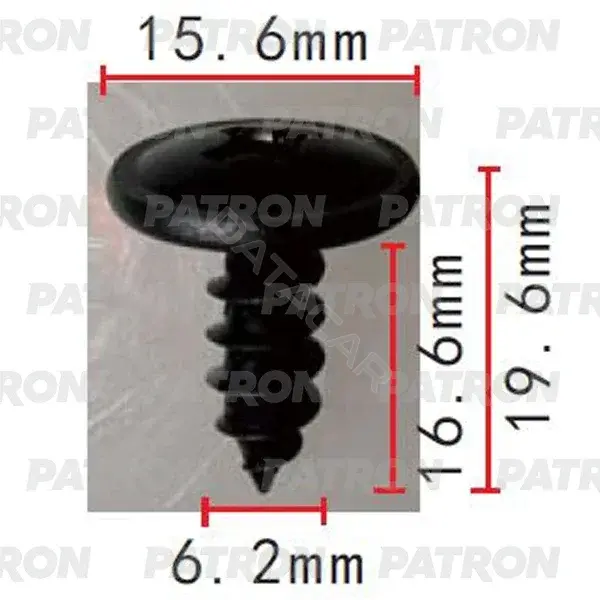 Клипсы, фиксаторы, зажимы PATRON P37-2148