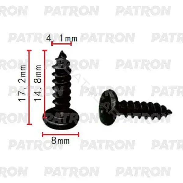 Клипсы, фиксаторы, зажимы PATRON P37-2175