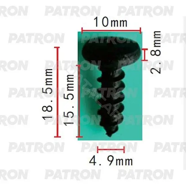 Клипсы, фиксаторы, зажимы PATRON P37-2176