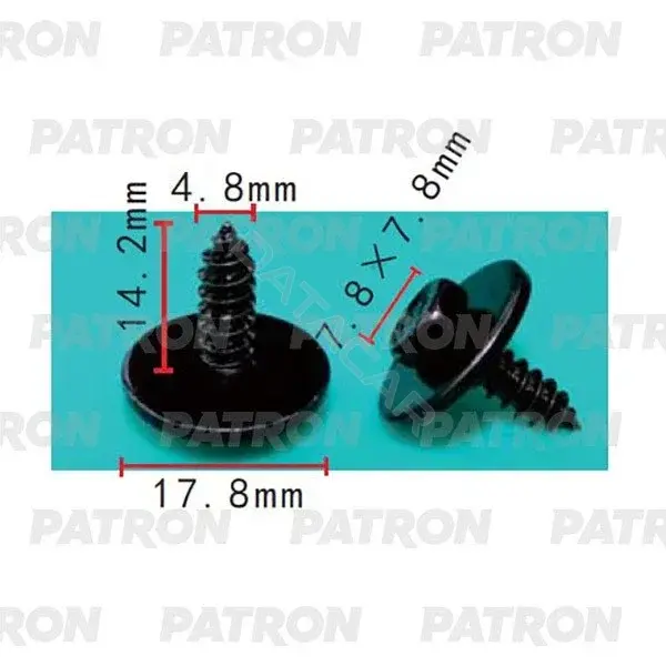 Клипсы, фиксаторы, зажимы PATRON P37-2226