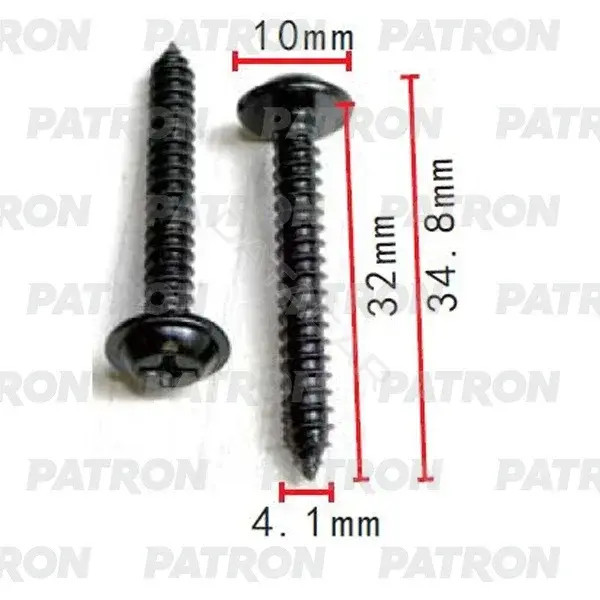 Клипсы, фиксаторы, зажимы PATRON P37-2255