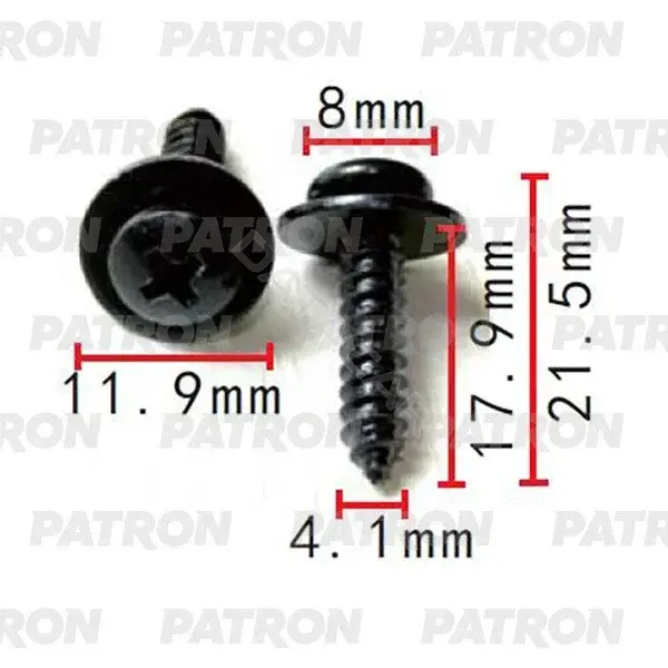 Клипсы, фиксаторы, зажимы PATRON P37-2261