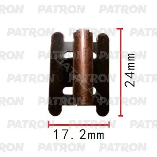 Клипсы, фиксаторы, зажимы PATRON P37-2035