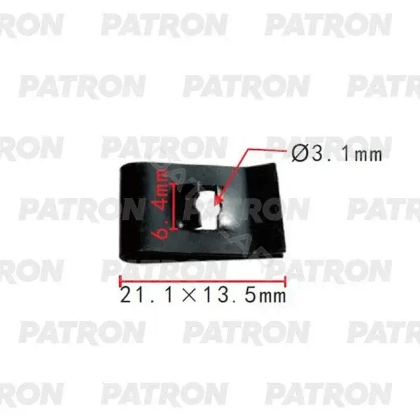 Клипсы, фиксаторы, зажимы PATRON P37-2145