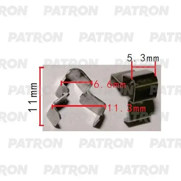 Клипсы, фиксаторы, зажимы PATRON P37-2154