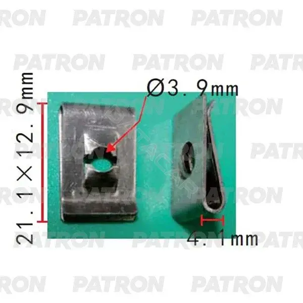 Клипсы, фиксаторы, зажимы PATRON P37-2167